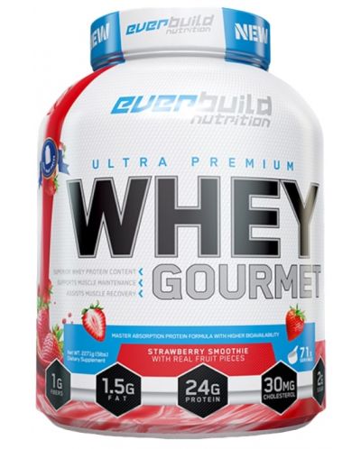 Ultra Premium Whey Gourmet, ягода, 2.27 kg, Everbuild - 1