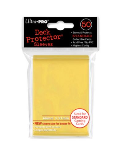 Ultra Pro Card Protector Pack - Standard Size - жълти - 1