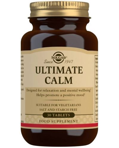Ultimate Calm, 30 таблетки, Solgar - 1