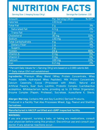 Ultra Premium Whey Build, френска ванилия, 4.54 kg, Everbuild - 2