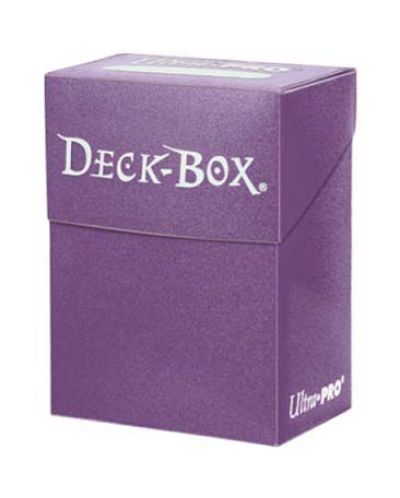 Ultra Pro Solid Deck Box - Standard & Small Size - Purple - 1