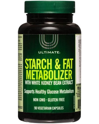 Ultimate Starch & Fat Metabolizer, 90 капсули, Natural Factors - 1