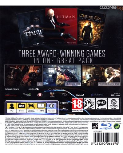 Ultimate Stealth Pack - Thief, Hitman Absolution, Deus Ex (PS3) - 11