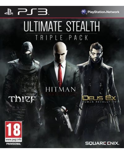 Ultimate Stealth Pack - Thief, Hitman Absolution, Deus Ex (PS3) - 1