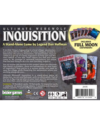 Настолна игра Ultimate Werewolf: Inquisition - 2