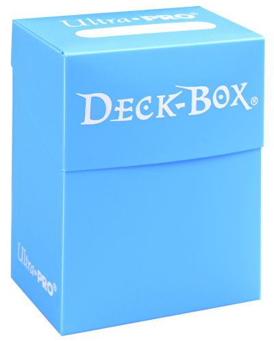 Ultra Pro Solid Deck Box - Standard &amp; Small Size - Light Blue
