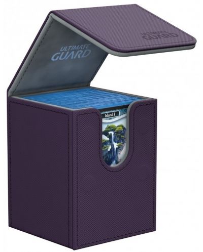 Кутия Ultimate Guard - Flip Deck Case, лилава - 2
