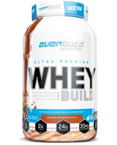 Ultra Premium Whey Build, ябълков пай и канела, 908 g, Everbuild - 1