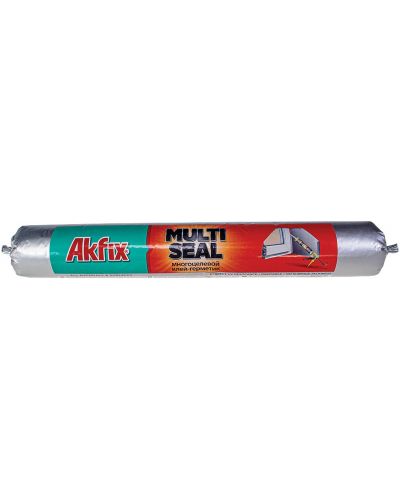 Универсално лепило-уплътнител Akfix - Multi Seal, 600 ml, сиво - 1