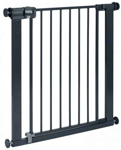 Универсална метална преграда за врата Safety 1st - Черна - 2