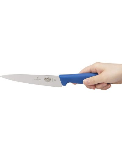 Универсален кухненски нож Victorinox - Fibrox, 15 cm, син - 2