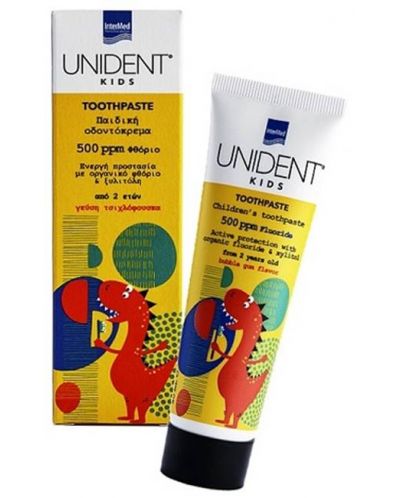Unident Kids Паста за зъби, 500 ppm, 50 ml, Vittoria Pharma - 1