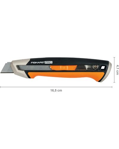 Универсален макетен нож Fiskars - CarbonMax, 18 mm - 5