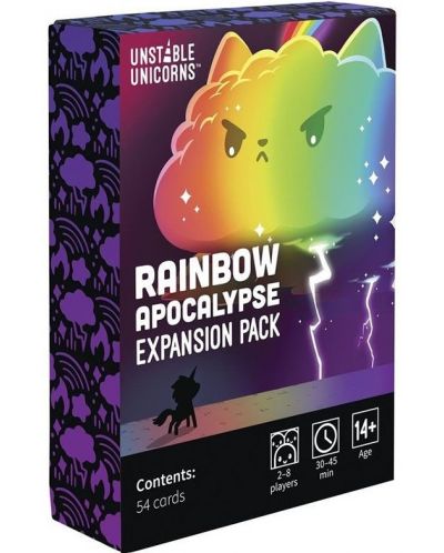 Разширение за настолна игра Unstable Unicorns - Rainbow Apocalypse Pack - 1