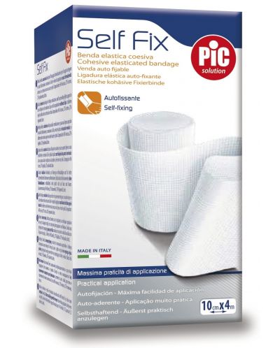 Self Fix Универсален еластичен бинт, 10 cm х 4 m, Pic Solution - 1