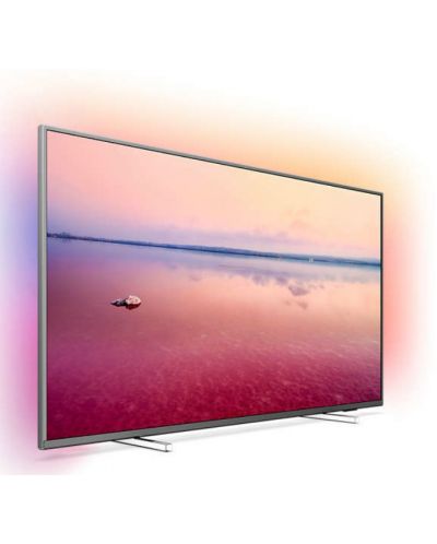 Смарт телевизор Philips 50PUS6754/12 - 50", 4K Ultra HD, сив - 2