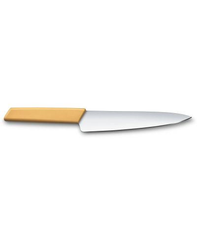 Универсален кухненски нож Victorinox - Swiss Modern, 19 cm, жълт - 2