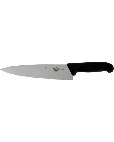 Универсален кухненски нож Victorinox - Fibrox, 20 cm, черен - 1