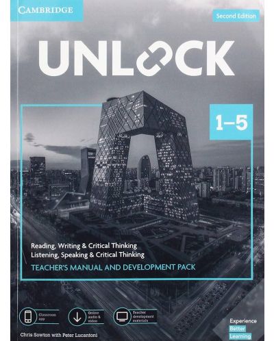 Unlock 2 ed. Levels 1–5 Teacher’s Manual and Development Pack w/Downl. Audio, Video and Worksheets / Английски език: Ръководство за учителя с онлайн материали - 1