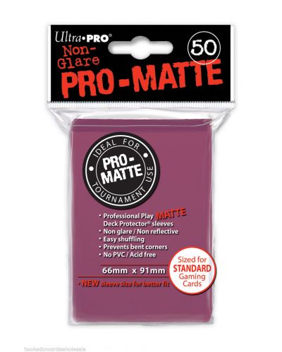 Ultra Pro Card Protector Pack - Standard Size -  Къпина, матови (50) - 1