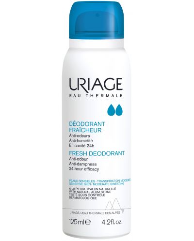 Uriage Освежаващ спрей дезодорант, 125 ml - 1