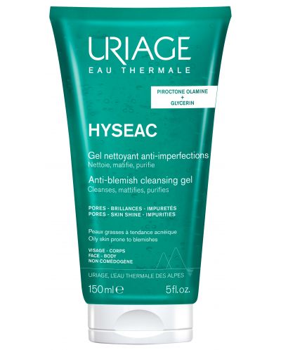 Uriage Hyseac Почистващ гел за лице и тяло, 150 ml - 1