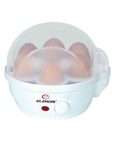 Уред за варене на яйца Elekom - ЕК-109, 350W, 7 яйца, бял - 1