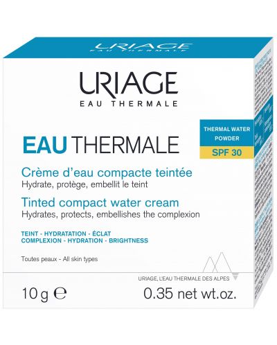 Uriage Eau Thermale Хидратираща крем-пудра, SPF30, 10 g - 2
