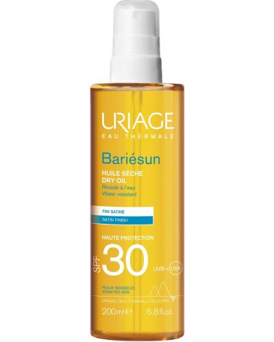 Uriage Bariesun Слънцезащитно сухо олио за коса и тяло, SPF30, 200 ml - 1