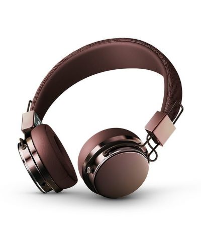 Безжични слушалки Urbanеars - Plattan 2, Cherry Brown - 1