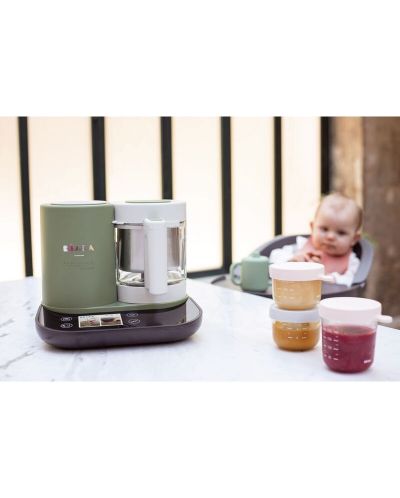 Уред за готвене Beaba - Babycook Smart, Grey Green - 6