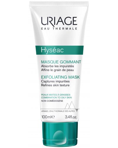 Uriage Hyseac Ексфолираща маска за лице, 100 ml - 1