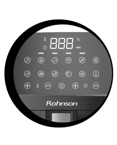 Уред за здравословно готвене Rohnson - Airfryer R-2843, 1800W, 7 l, черен - 5