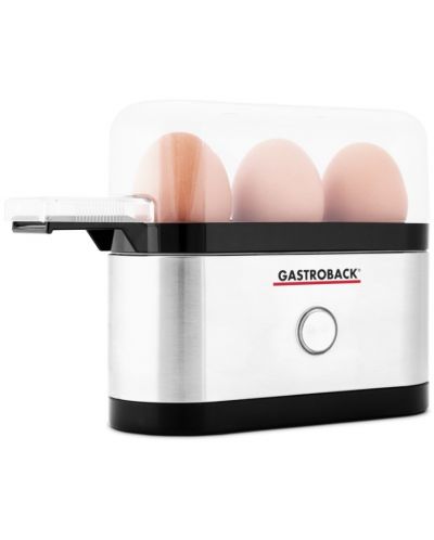 Уред за варене на яйца Gastroback - Mini, 350W, 3 яйца, бяла - 2