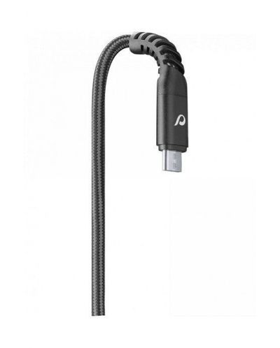 Кабел Cellularline - Tetra Force, USB-A/Micro USB, 0.15 m, черен - 2