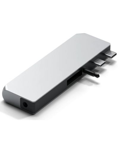 USB хъб Satechi - Aluminium Pro Hub Mini, 6 порта, USB-C, сребрист - 2