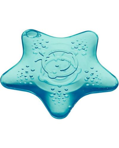 Успокояващи гризалки с охлаждащ ефект Vital Baby - Звезди, 2 броя, синя и зелена - 3