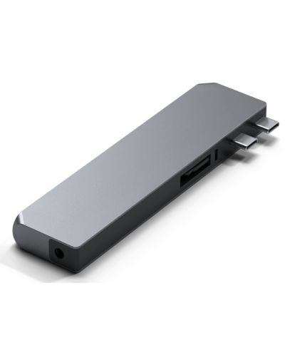 USB хъб Satechi - Pro Hub Max, 8 порта, USB-C, сив - 3