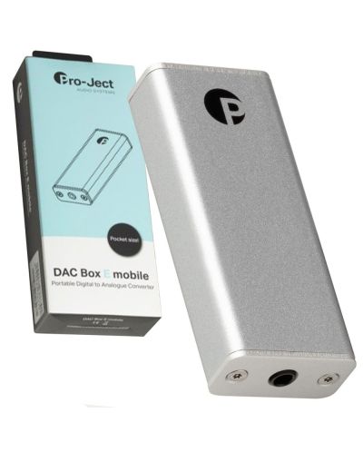 Усилвател за слушалки Pro-Ject - Dac Box E Mobile, сребрист - 2