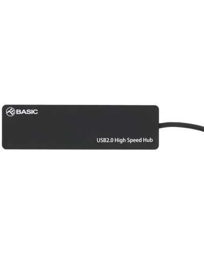 USB хъб Tellur - TLL321041, 4 порта, черен - 1