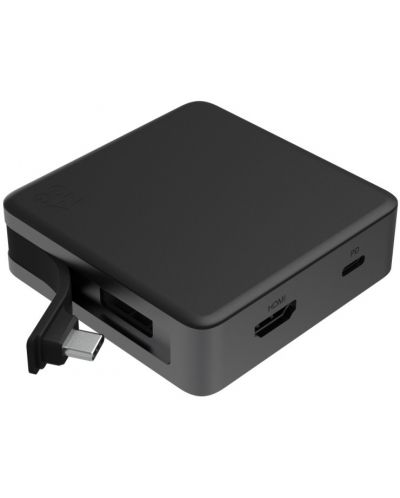 USB хъб ZAGG - Accessory 4 Pro Hub, 4 порта, USB-C, Grey Black - 3