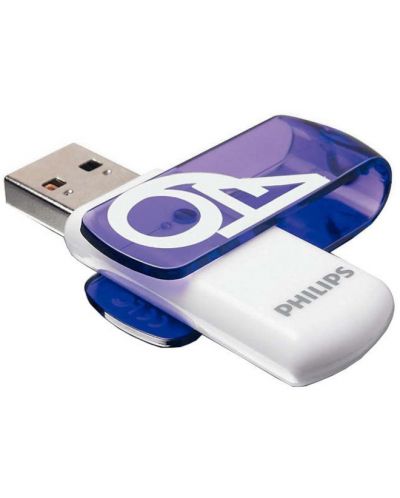 Флаш памет Philips - Vivid, 64GB, USB 3.0 - 1