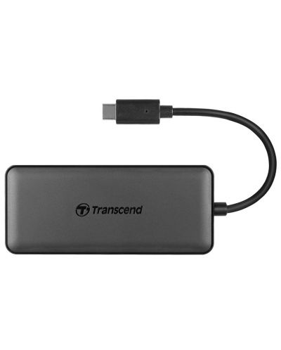 USB хъб Transcend - HUB5C, 5 порта, черен - 1
