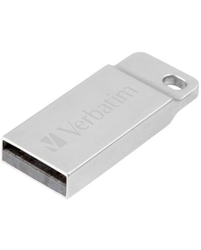 Флаш памет Verbatim - Metal Executive, 64GB, USB 2.0, сребриста - 2