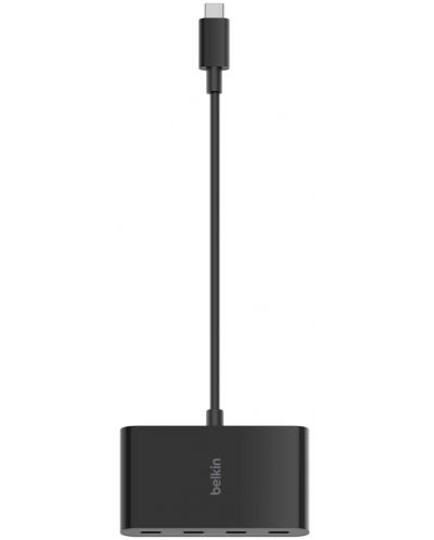 USB хъб Belkin - AVC018btBK, 4-порта, USB-C, черен - 3