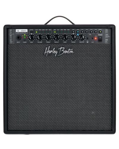 Усилвател за китара Harley Benton - HB-40MFX, черен - 1