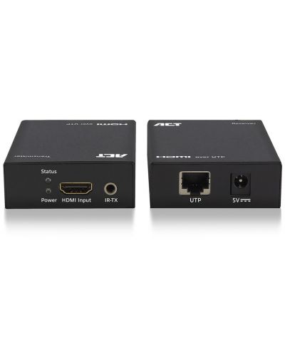Усилвател ACT - AC7810, HDMI/RJ45, черен - 1