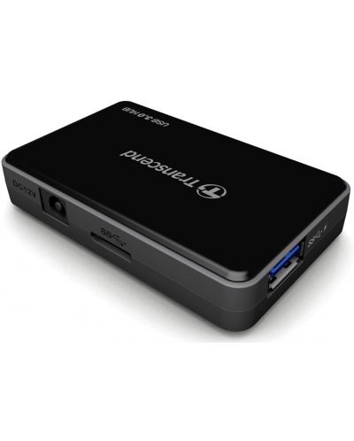USB хъб Transcend - HUB3, USB 3.0, черен - 2