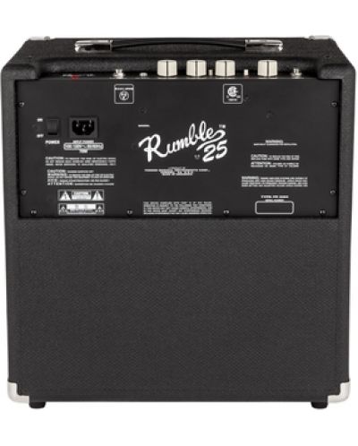 Усилвател за бас китара Fender - Rumble 25, черен - 6