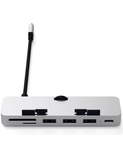 USB хъб Satechi - Aluminum Clamp Pro, 6 порта, USB-C, сребрист - 4